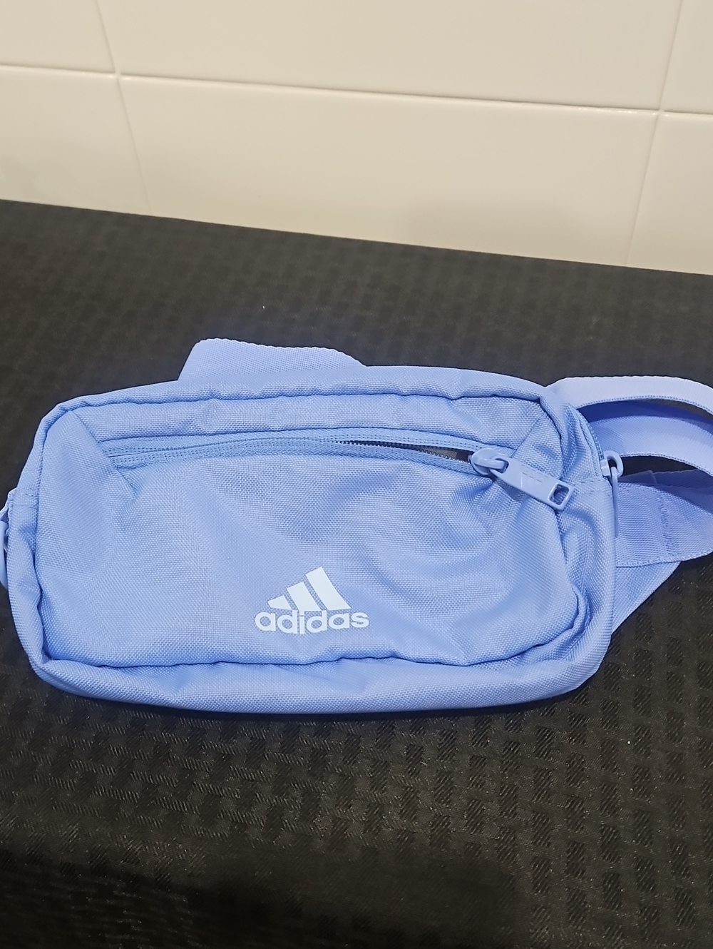 adidas Sky Blue Waist Side Bag
